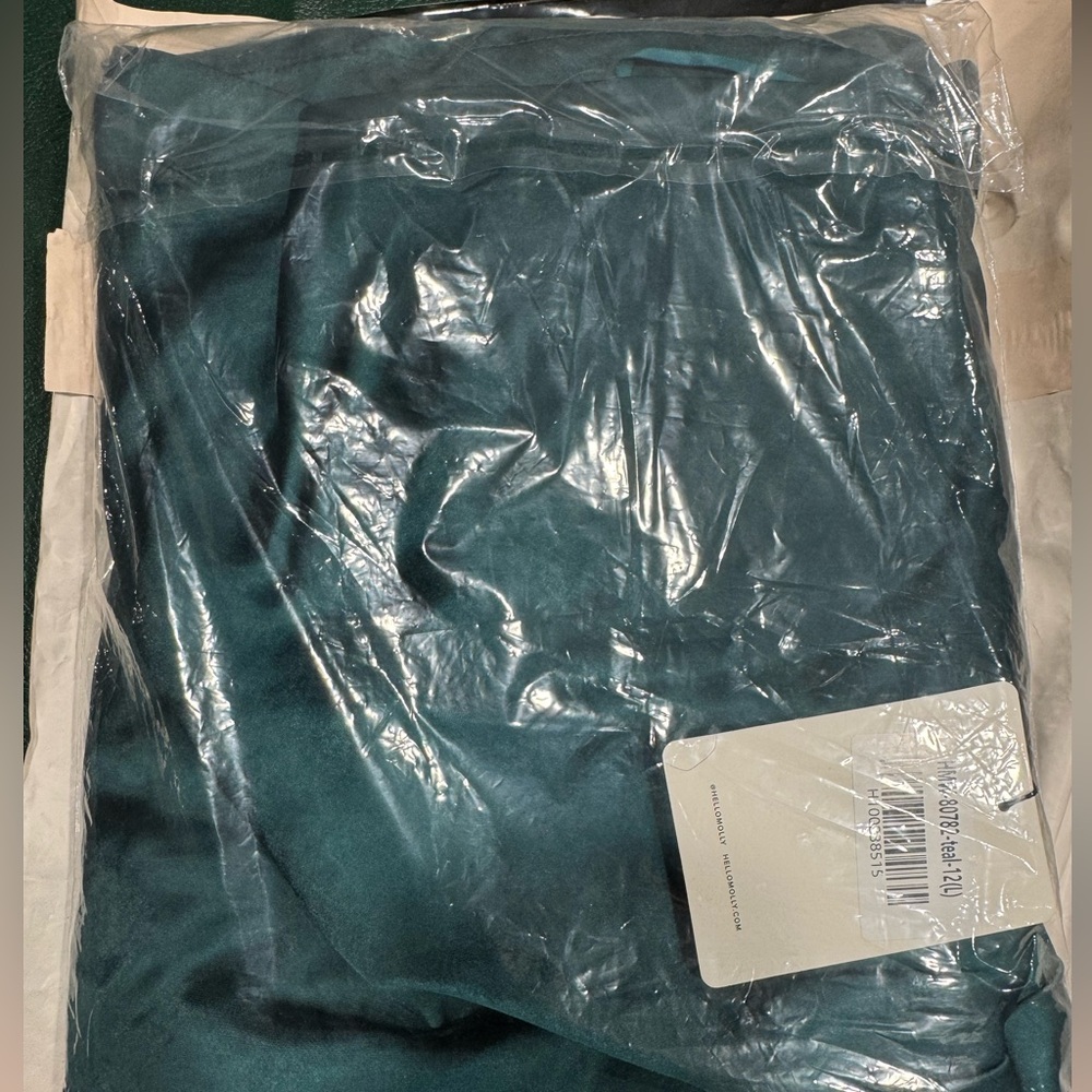 Hello Molly Teal Satin Cowl Maxi Dress - Picture 4 of 5